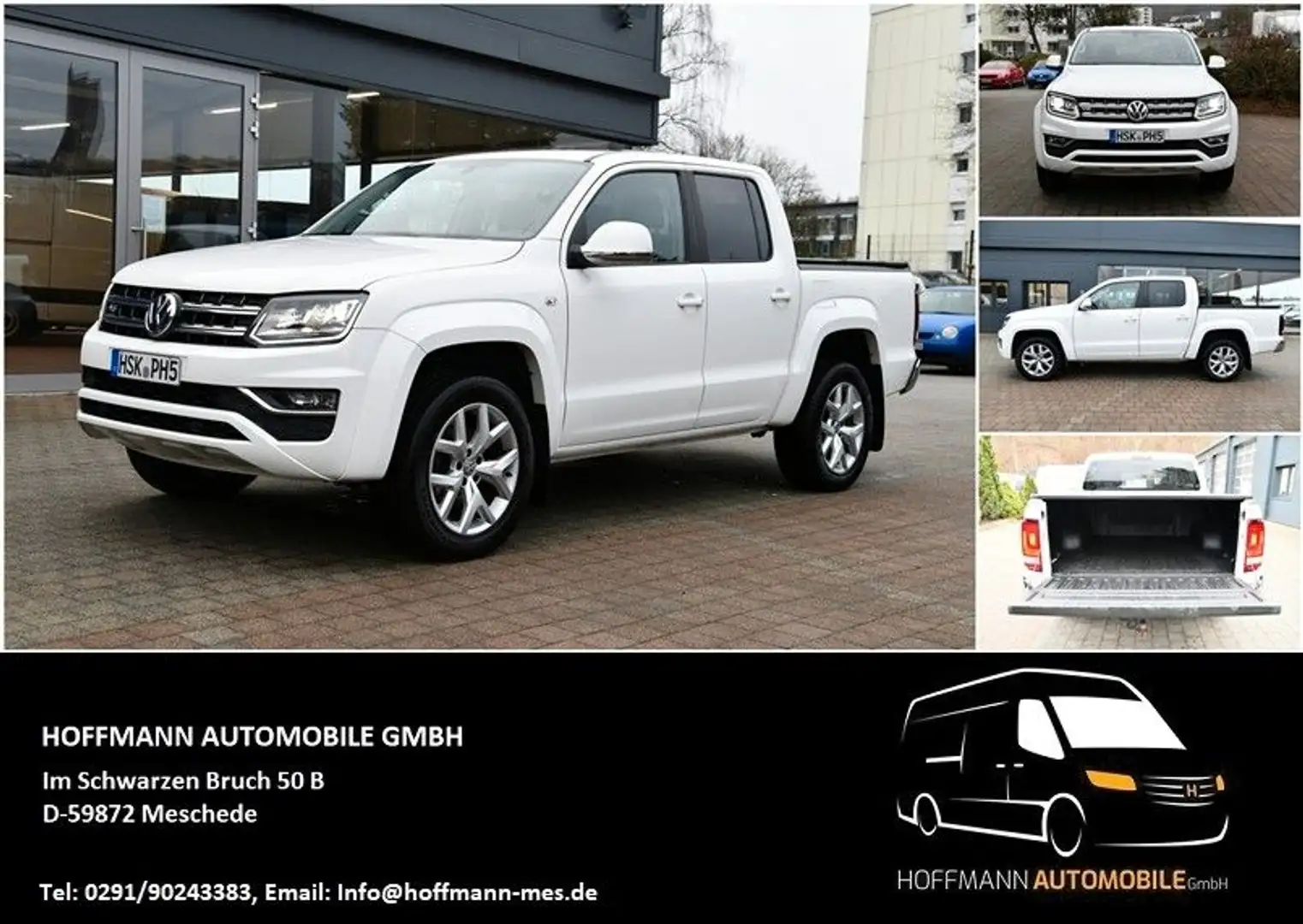 Volkswagen Amarok 3,0 TDI V6 Highline DoubleCab 4Motion 4x4 Blanc - 1