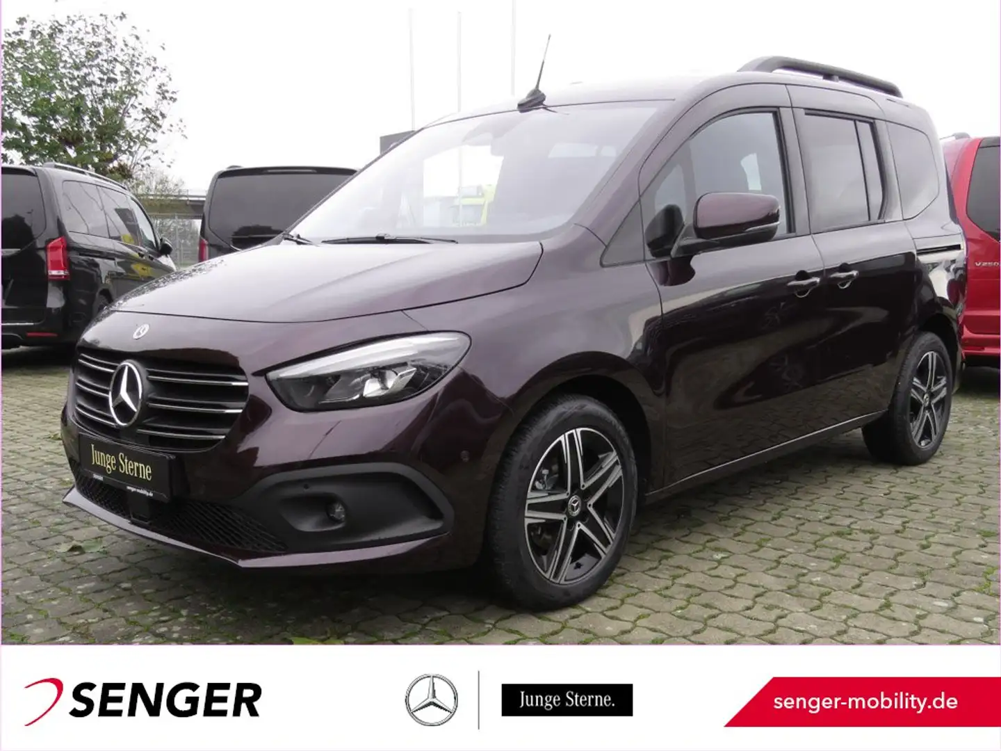 Mercedes-Benz T-Klasse T 180 d Progressive LED Kamera KEYLESS-GO 7G Rot - 1