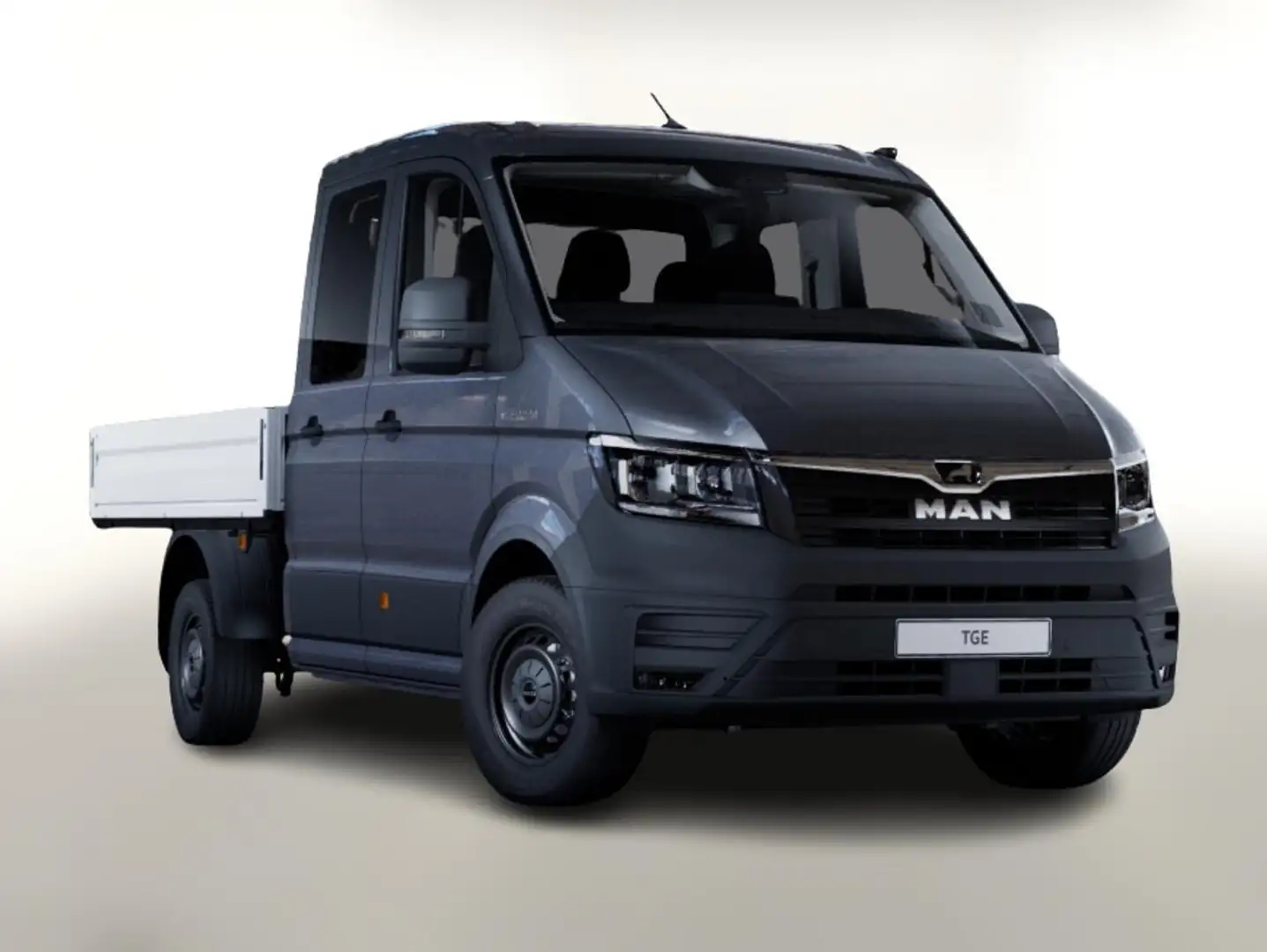 MAN TGE Pritsche DoKa 2.0 TDI 177 Aut. Temp PDC 130 kW ... Grau - 1