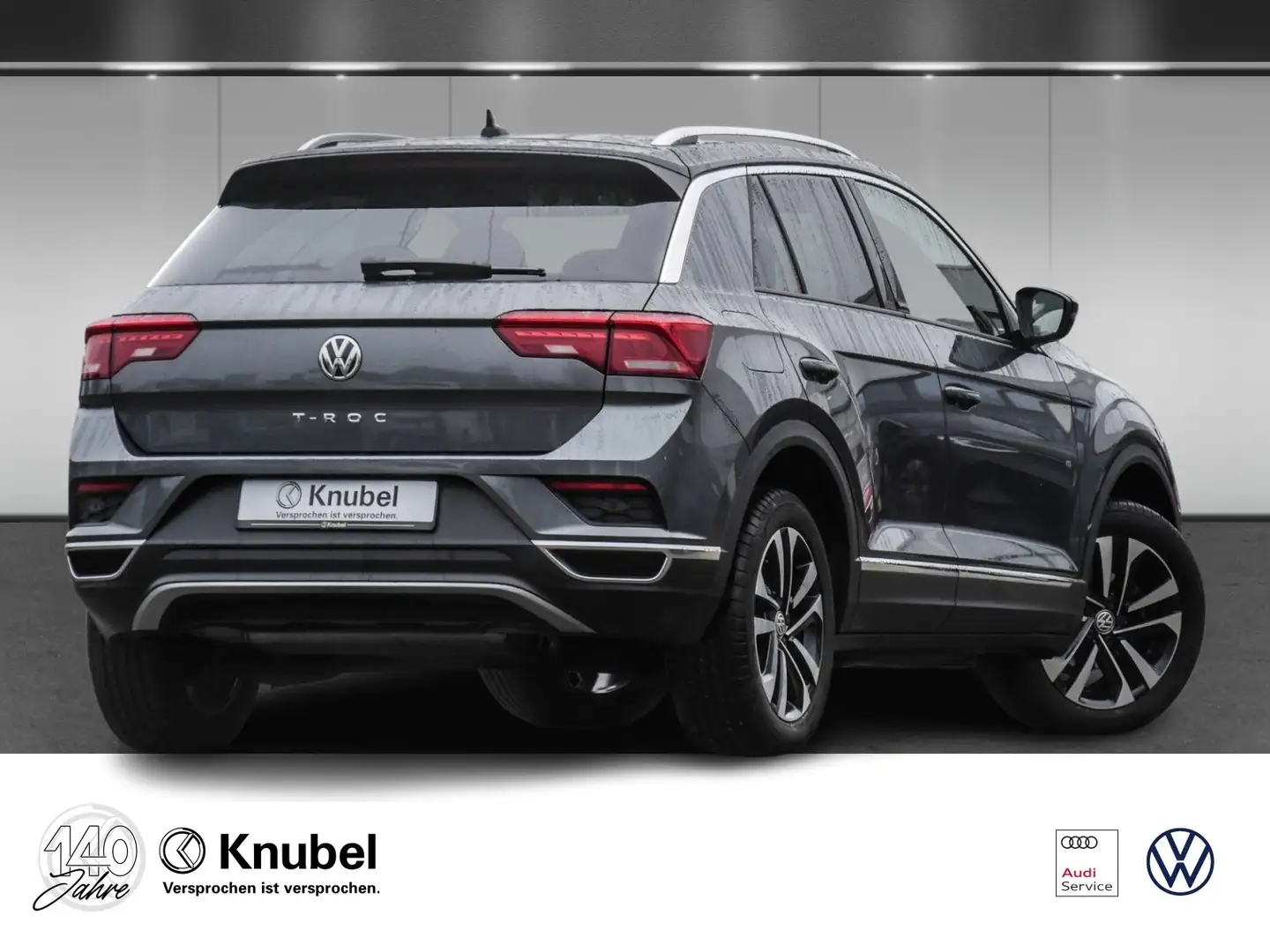 Volkswagen T-Roc UNITED 1.5 TSI LED Navi ACC eKlappe LaneAss. Grijs - 2