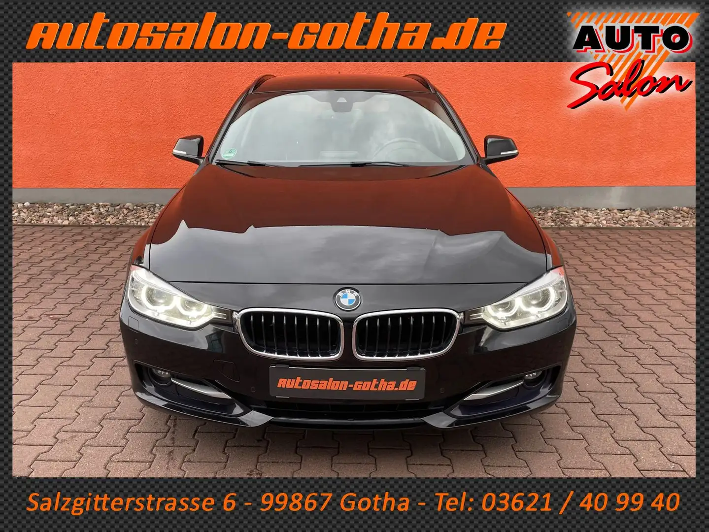 BMW 318 d Touring Sport XENON+NAVI KLIMAAUTO SHZ PDC Schwarz - 2