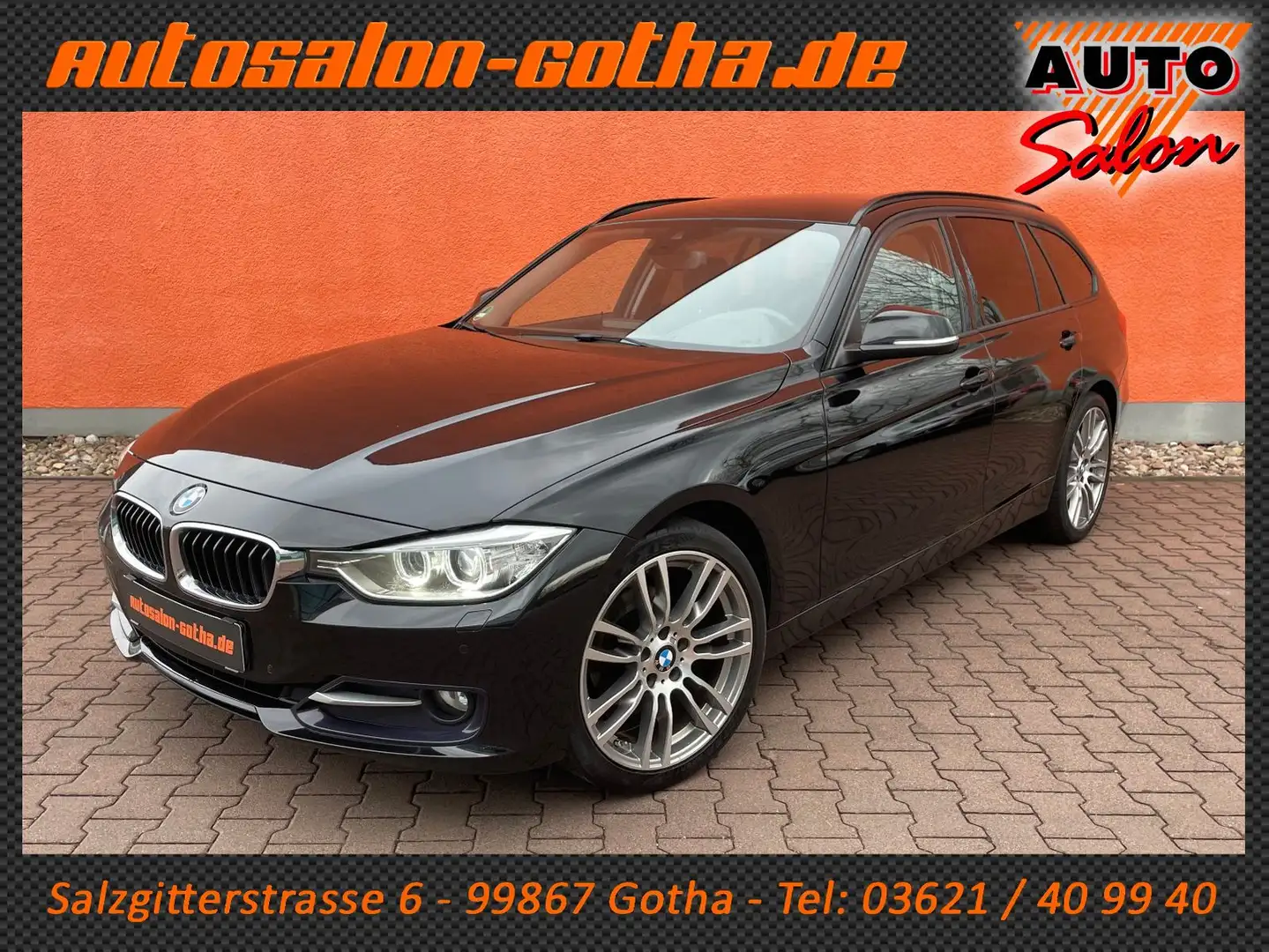 BMW 318 d Touring Sport XENON+NAVI KLIMAAUTO SHZ PDC Schwarz - 1
