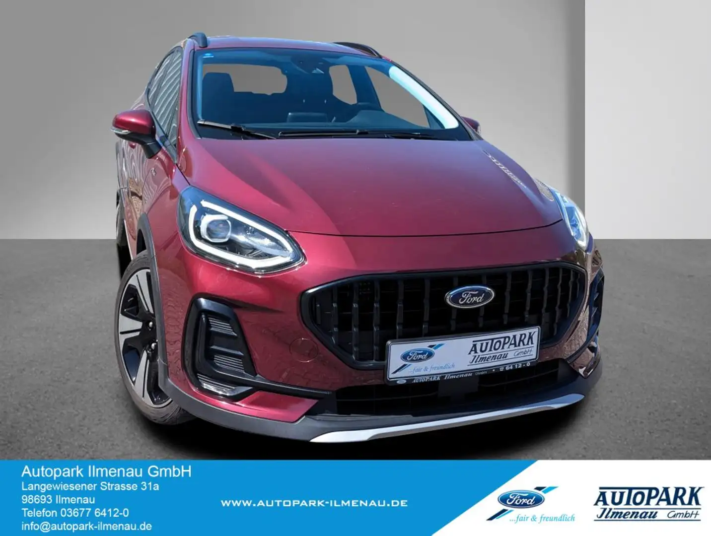 Ford Fiesta 1.0l mHEV ACTIVE Matrix LED+Navi+Kamera+SHZ+ Rouge - 1