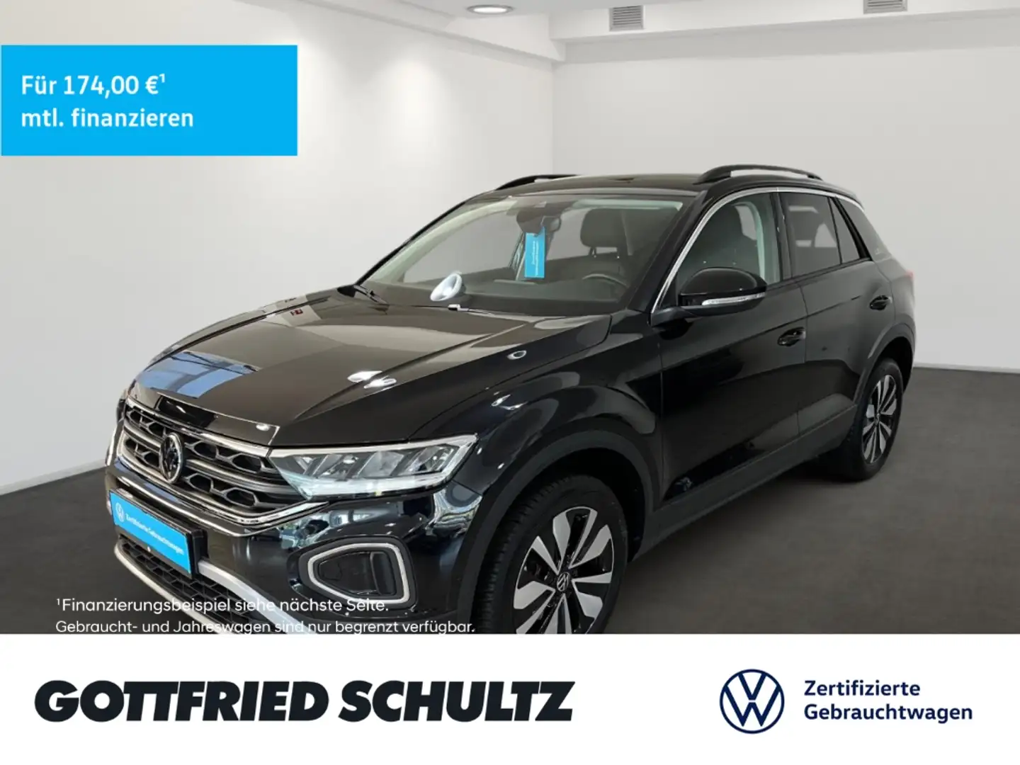 Volkswagen T-Roc 1.5 TSI DSG Navi LED APP-Connect ACC Schwarz - 1