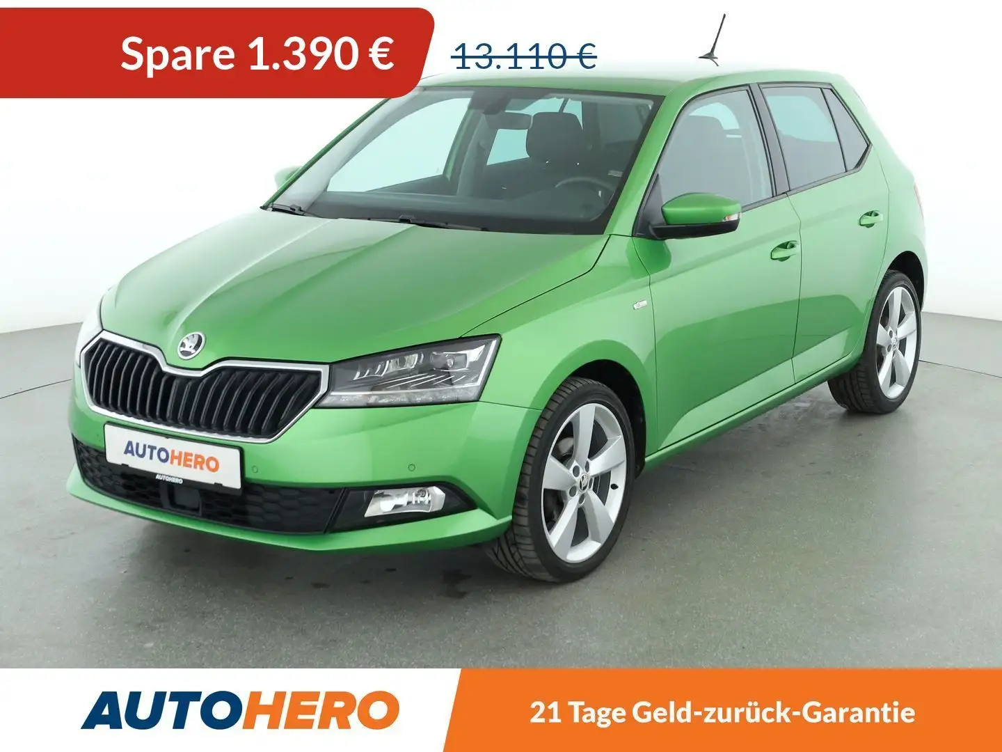 Skoda Fabia 1.0 TSI Soleil*NAVI*LED*ACC*PDC* Grün - 1