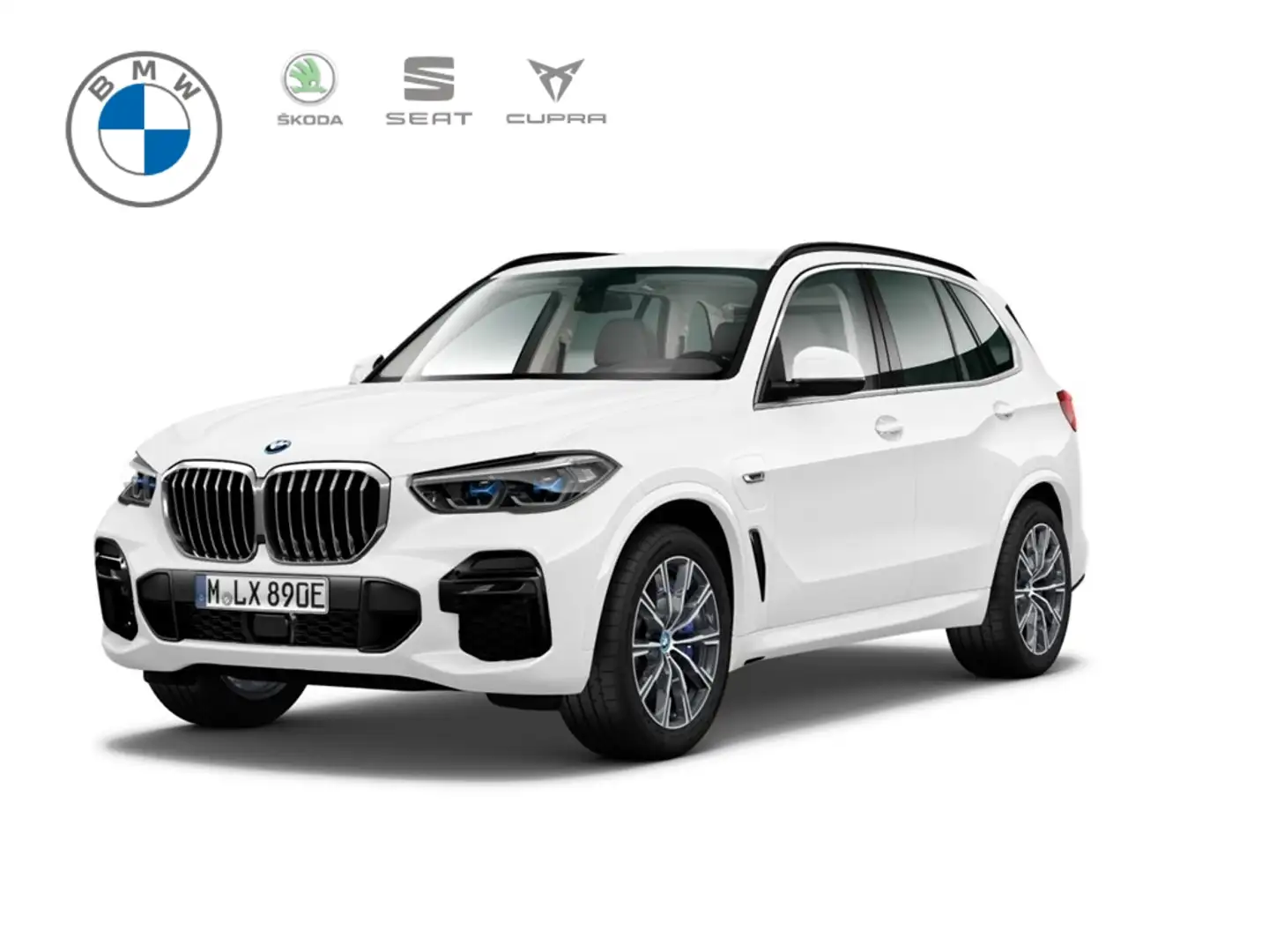 BMW X5 xDrive45e M-Sport*360°Kamera*Laserlicht*HeadUpDisp Weiß - 1