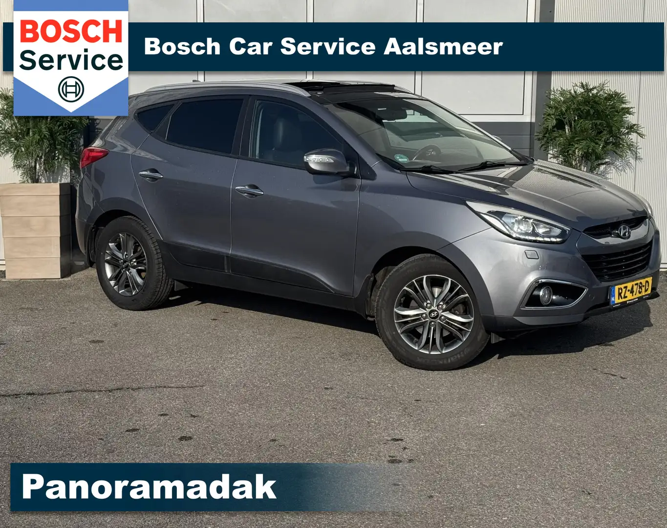 Hyundai iX35 1.6i GDI i-Vision / PANO / AIRCO/ LEER / LM VELGEN Grijs - 1