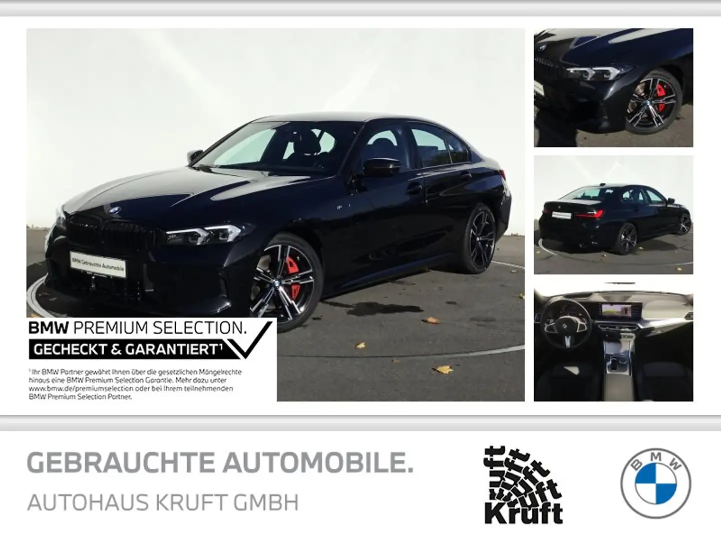 BMW 330 i xDrive M SPORT PRO+AHK+DAP+PAP Schwarz - 1