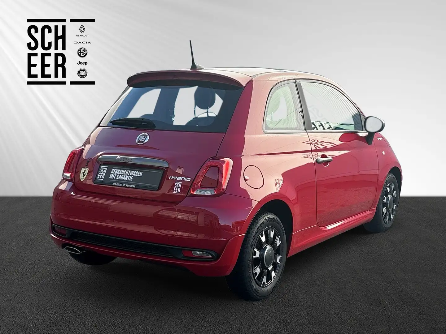 Fiat 500 Sport FireFly Hybrid 70PS Rot - 2