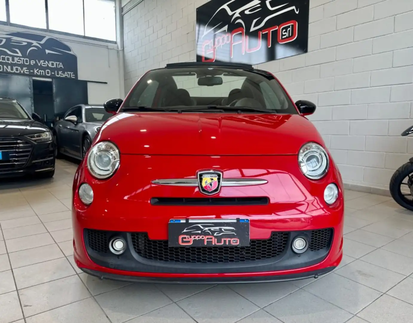 Abarth 500 C 1.4 Turbo T-Jet Custom *XENO*INTERSCOPE AUDIO* Rosso - 2