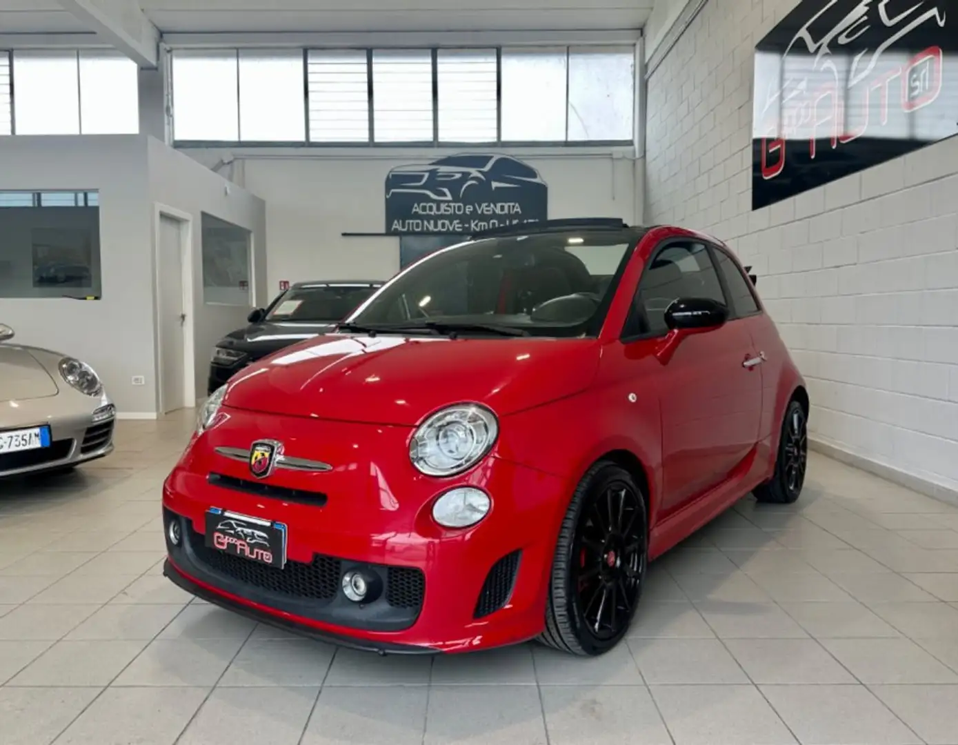 Abarth 500 C 1.4 Turbo T-Jet Custom *XENO*INTERSCOPE AUDIO* Rosso - 1