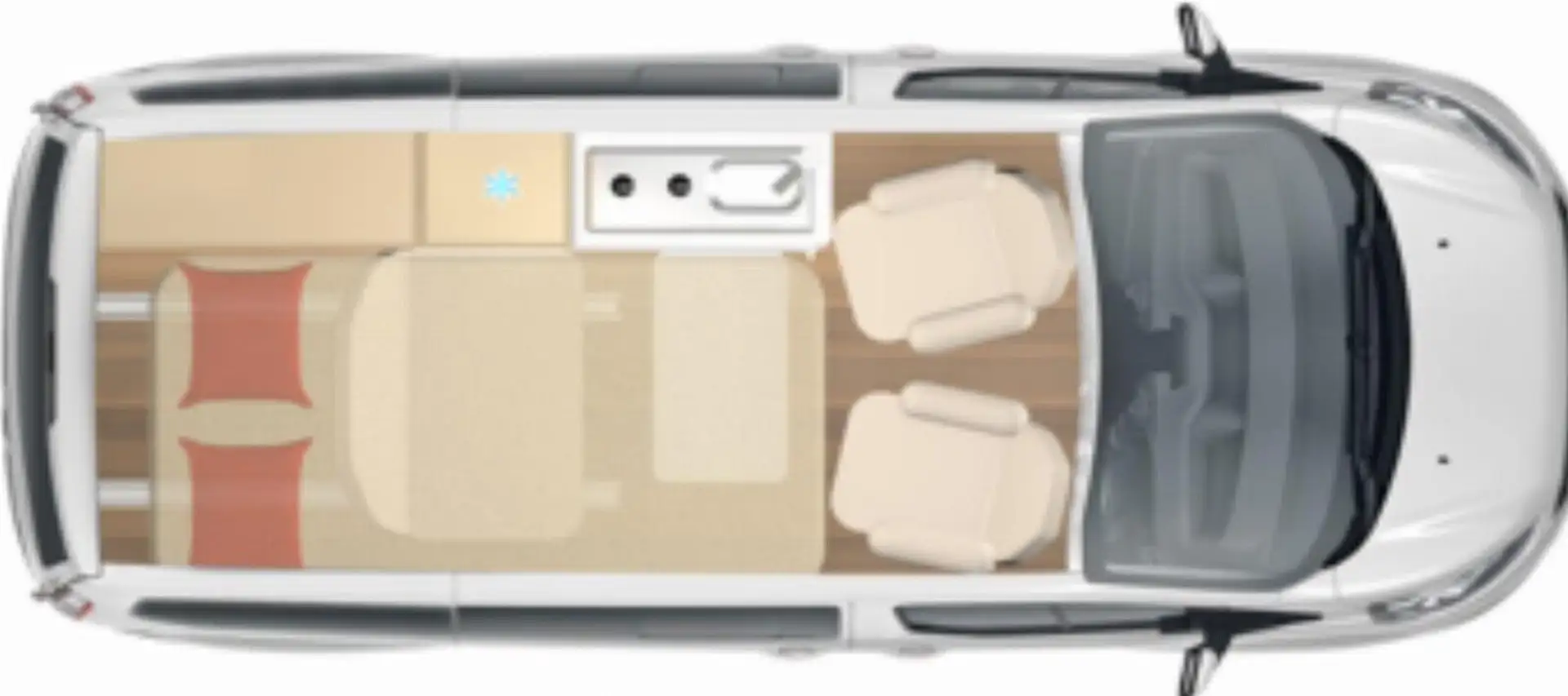 Bürstner Copa C 500 Gebraucht, 5. Sitzplatz Blanc - 2