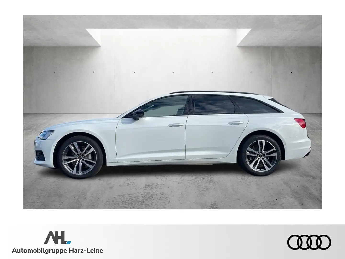 Audi A6 Avant Advanced 40 TDI quattro Matrix, AHK, HuD, Bu Weiß - 2