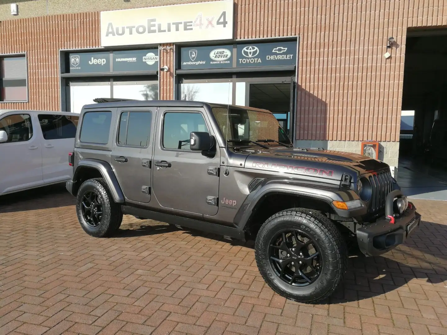 Jeep Wrangler Unlimited 2.2 Mjt II Rubicon SKY ONE TOUCH Grigio - 1