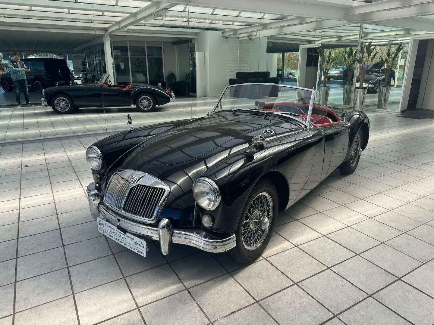 MG A   MGA Roadster  H-Kennzeichen Negro - 1