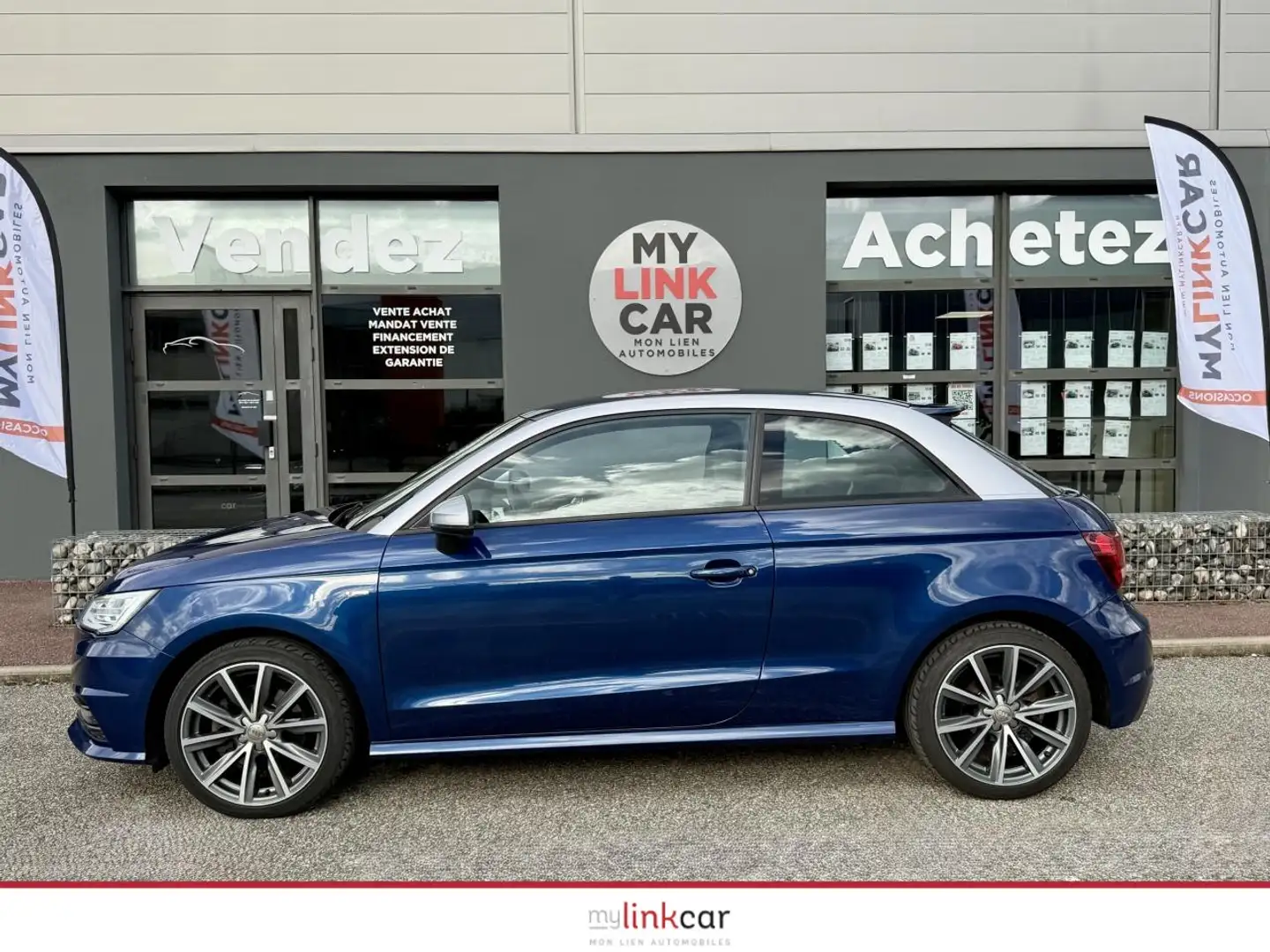 Audi A1 S line 1.4 TFSI 125 S-Tronic 3P Blauw - 2