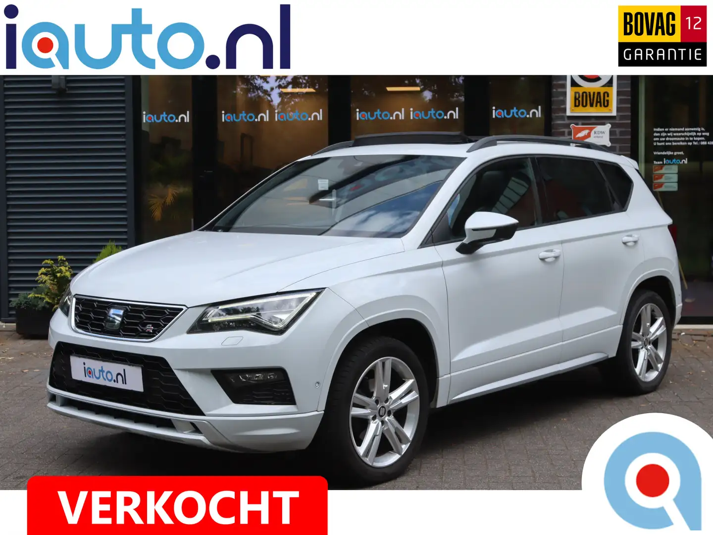 SEAT Ateca 1.5 TSI 150PK DSG FR Pano/LED/Keyless/Camera/Virtu Wit - 1