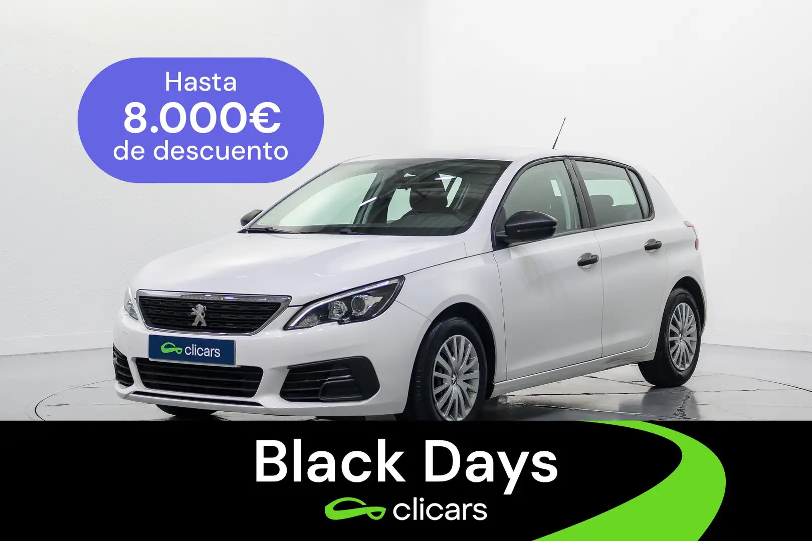 Peugeot 308 1.5BlueHDi S&S Access 100 Blanc - 1