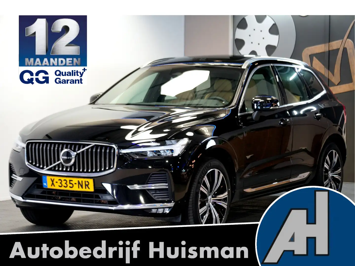 Volvo XC60 B4 155kW/211pk Aut8 MHEV Ultimate Bright PANORAMAD Zwart - 1