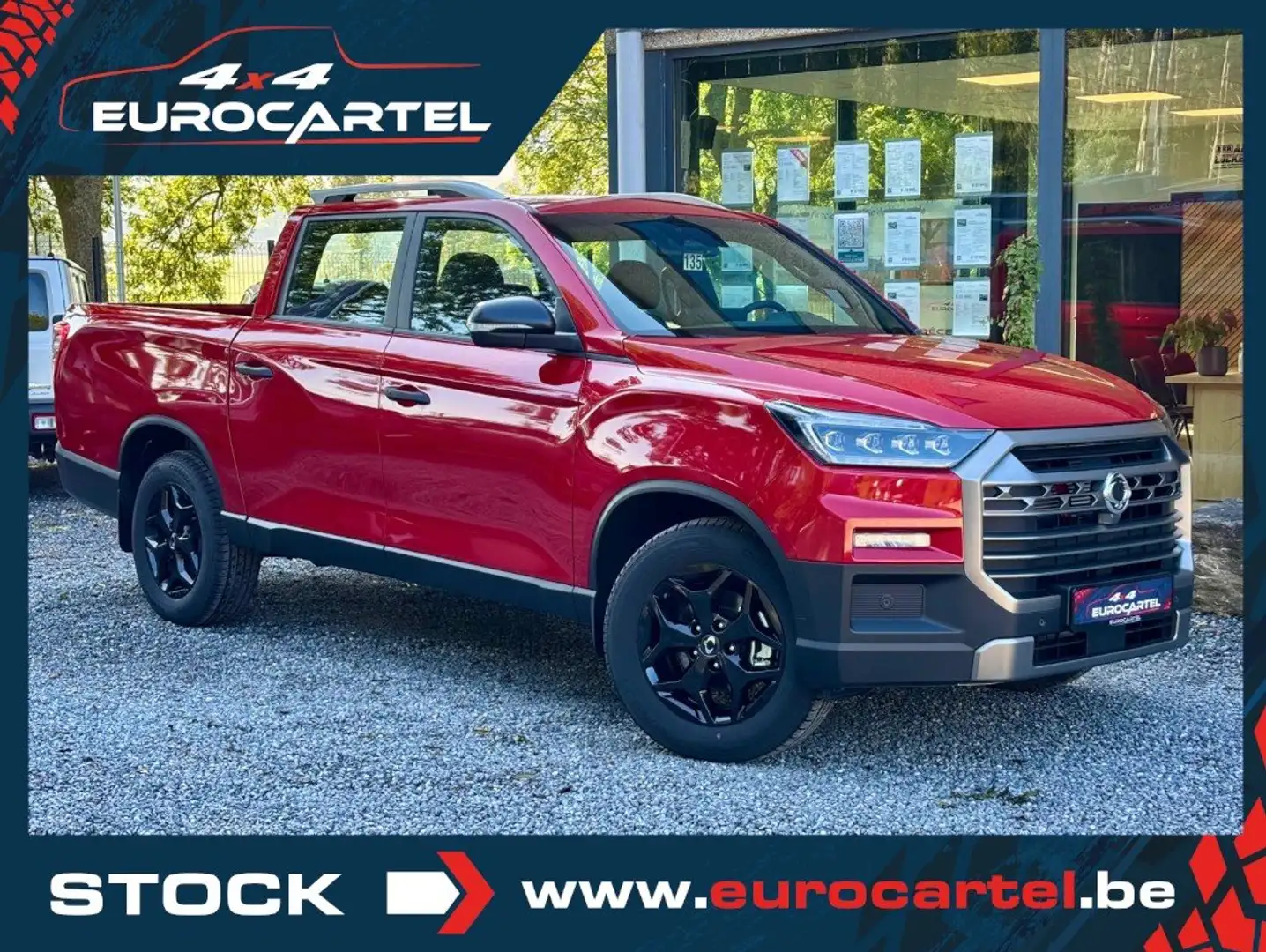 SsangYong Musso Grand 2.2D 202CV | BLACK EDITION | 29.750€ HTVA Rot - 1