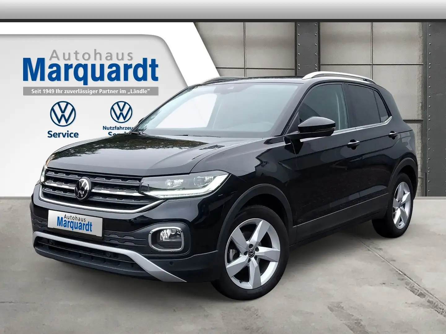 Volkswagen T-Cross Style 1.0 TSI DSG AHK Navi LED ACC Schwarz - 1