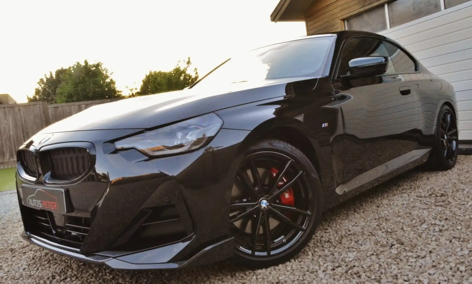 BMW 220 iA Coupé M-Pack "WIDESCREEN-LEDER-CARBON-GPS" Zwart - 2