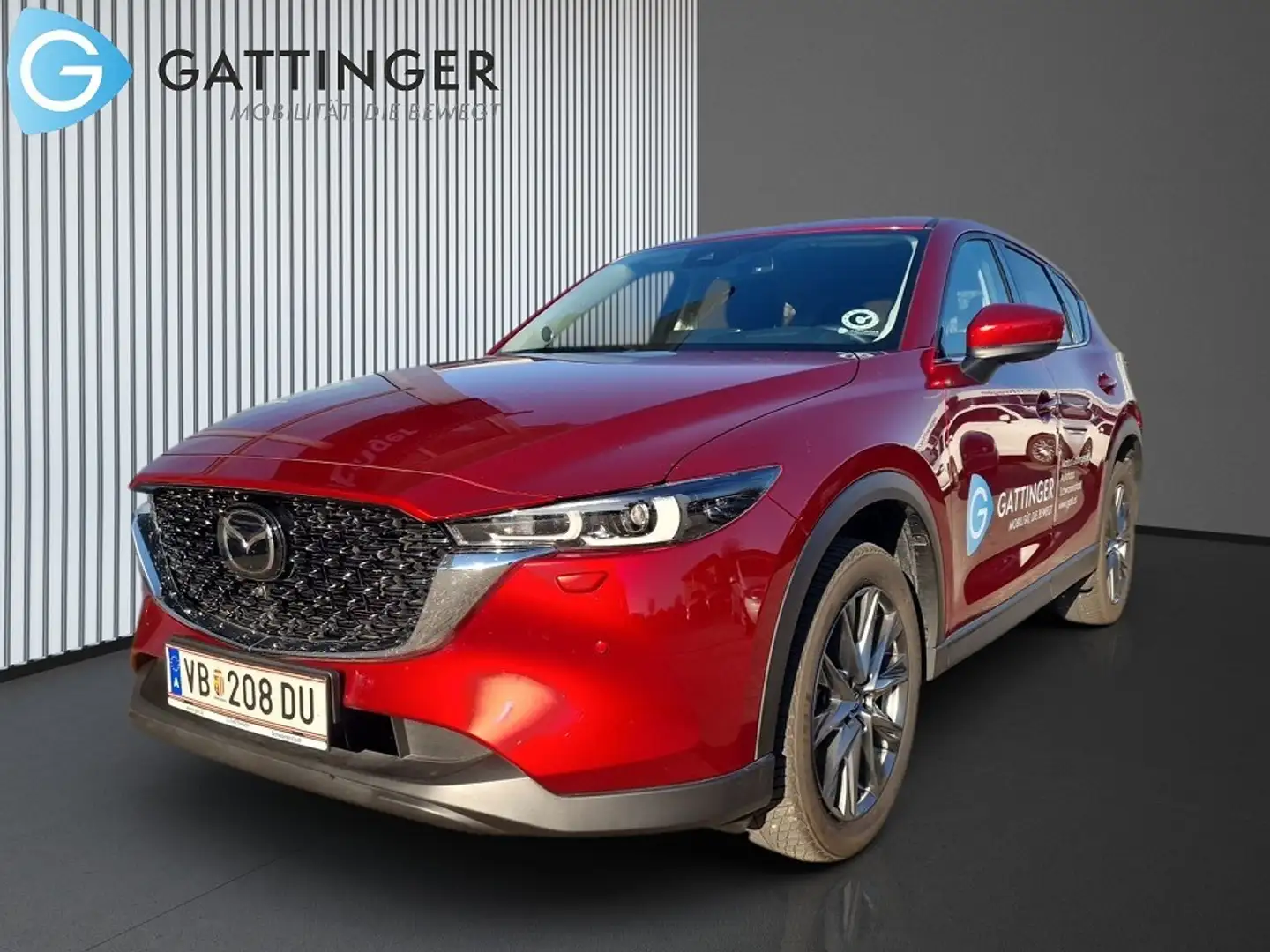 Mazda CX-5 G165 e-Skyactiv MHEV Exclusive-Line Aut. Rouge - 1