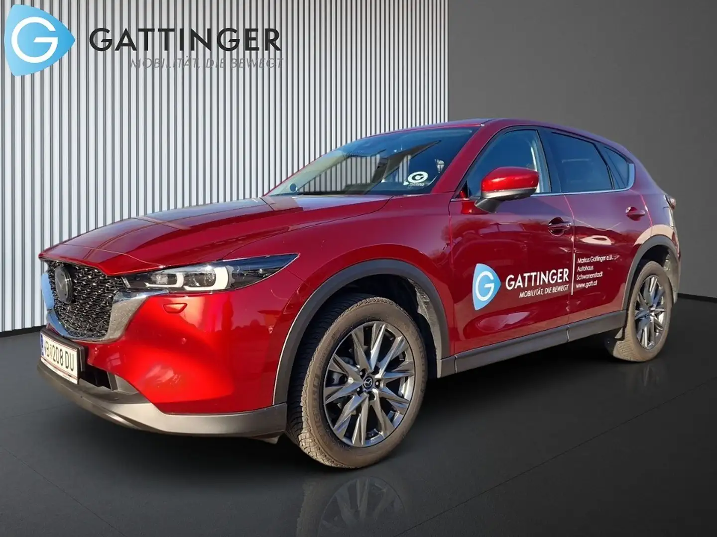 Mazda CX-5 G165 e-Skyactiv MHEV Exclusive-Line Aut. Rouge - 2