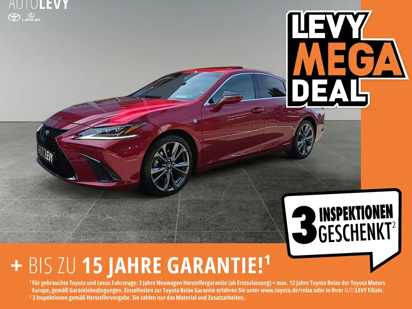 Lexus ES 300 h F Sport Luxury Line Matrix 360 ACC Rot - 1
