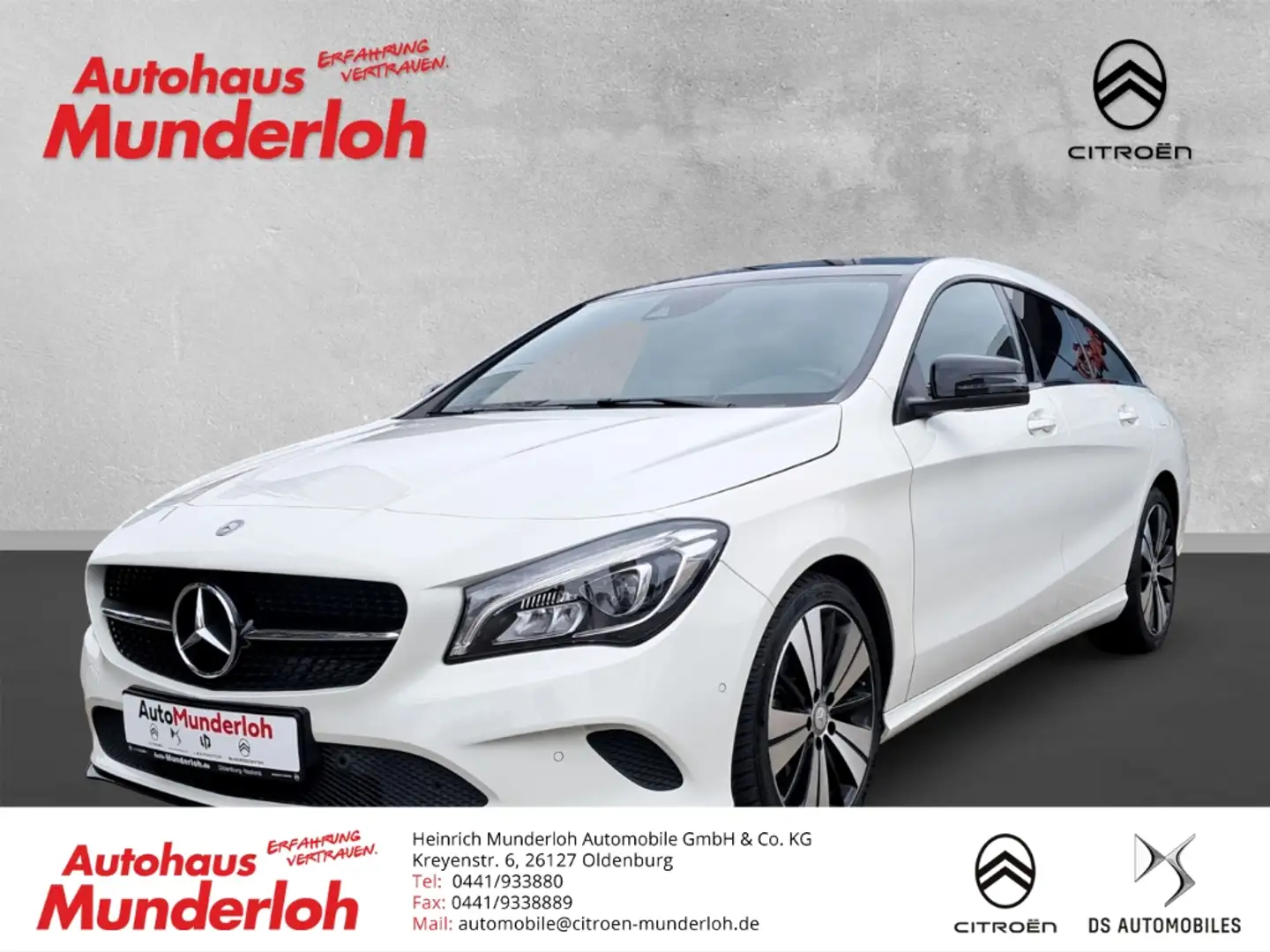 Mercedes-Benz CLA 180 7G-DCT URBAN Business-Paket Panoramadach R-Kamera Wit - 1