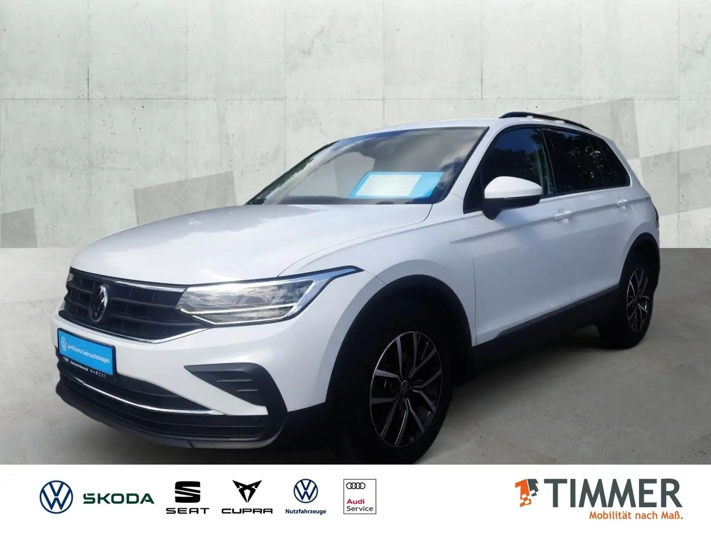 Volkswagen Tiguan 2.0 TDI DSG *AHK *LED *ACC *NAVI *SHZ * Alb - 1
