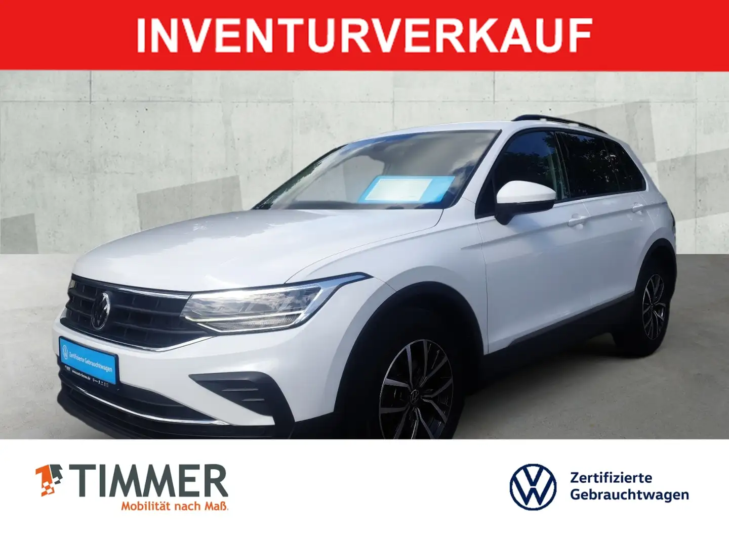 Volkswagen Tiguan 2.0 TDI DSG LIFE *AHK *LED *ACC *NAVI *SHZ * Bianco - 1