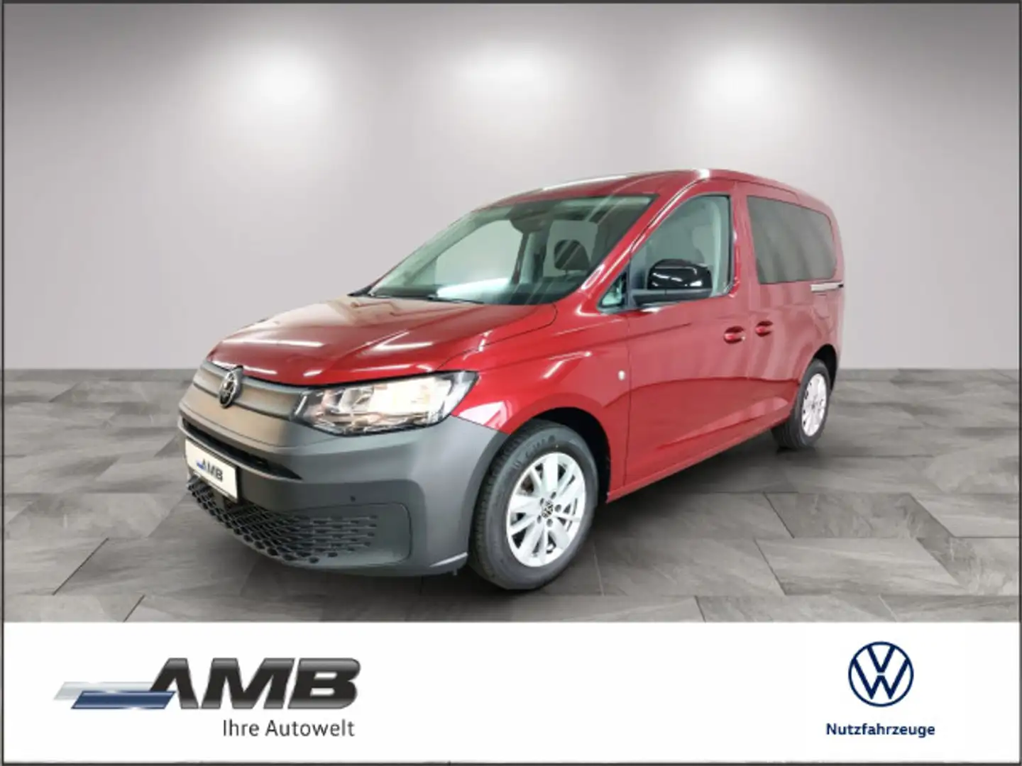 Volkswagen Caddy 2.0 TDI  AHK/Navi/digiC/Sitzhzg/RFK Rot - 1