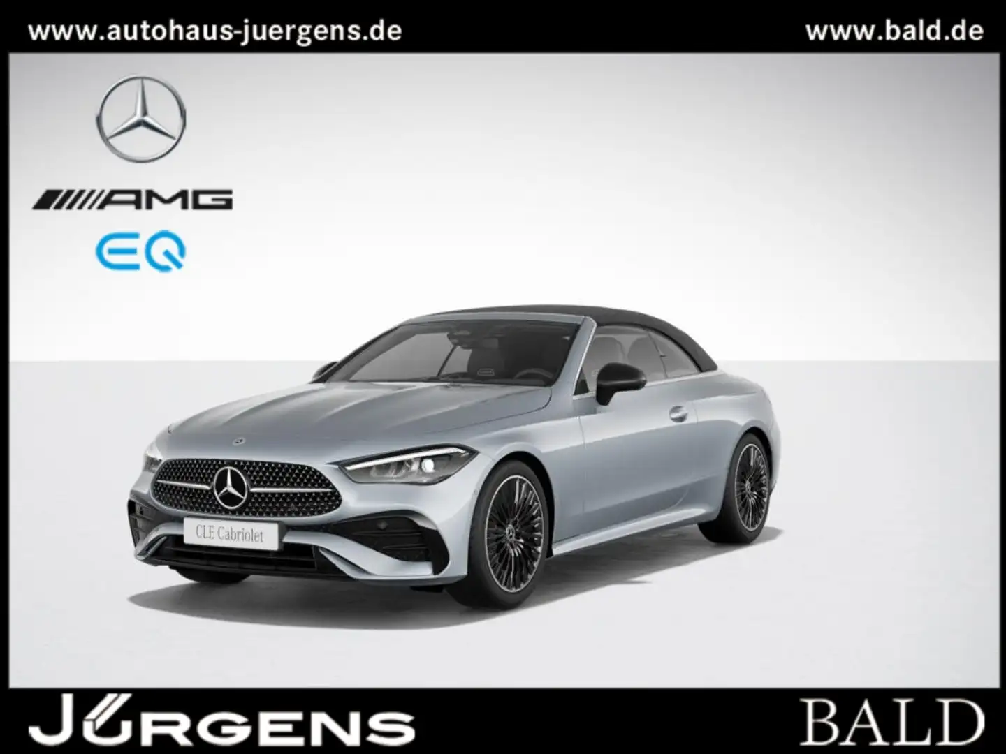 Mercedes-Benz CLE 220 d Cabrio AMG-Sport/LED/360/Night/Memo/19 Silber - 1