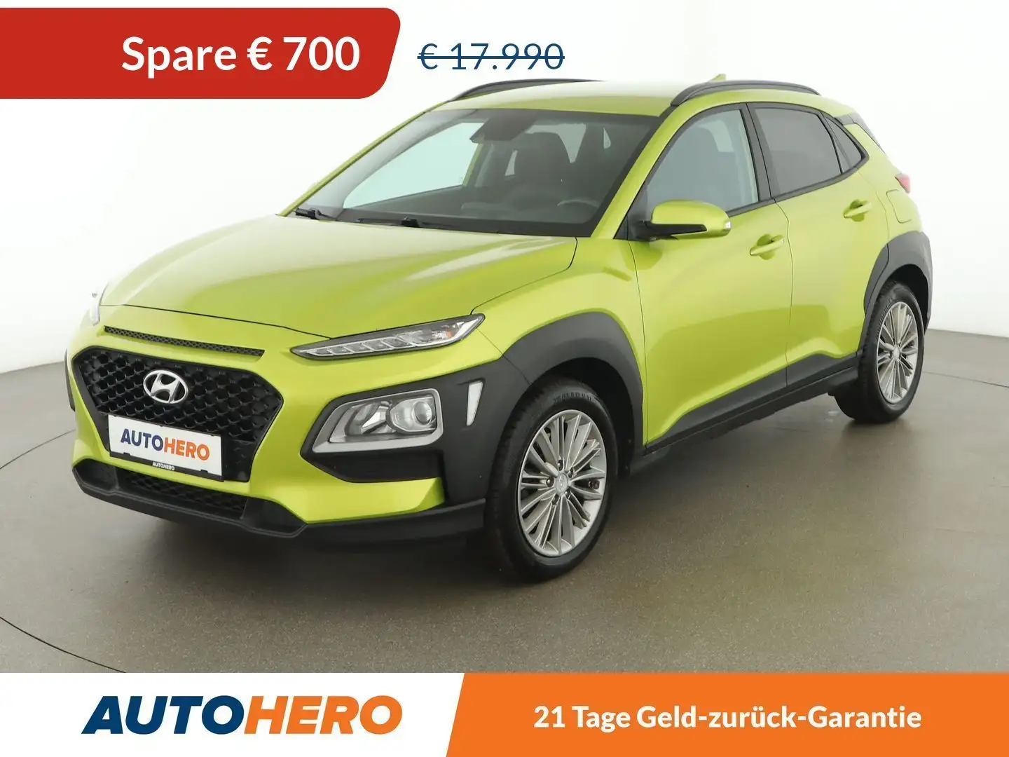 Hyundai KONA 1.6 CRDi LEVEL 3 Plus 4WD Aut. *TEMPO*NAVI*CAM*BT* Gelb - 1