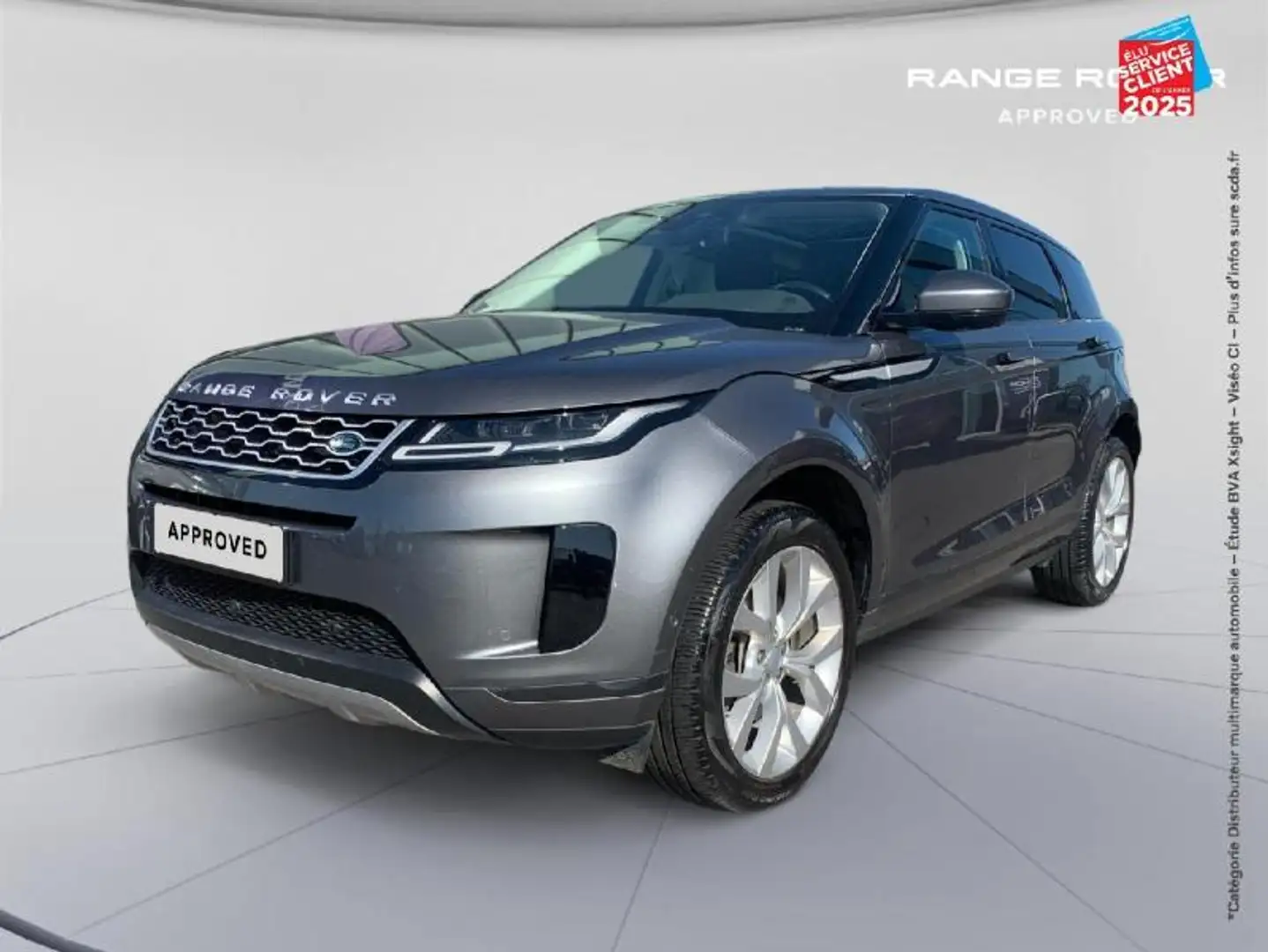 Land Rover Range Rover Evoque 2.0 D 180ch SE AWD BVA TPano Siege chauf Cuir GPS Gris - 1