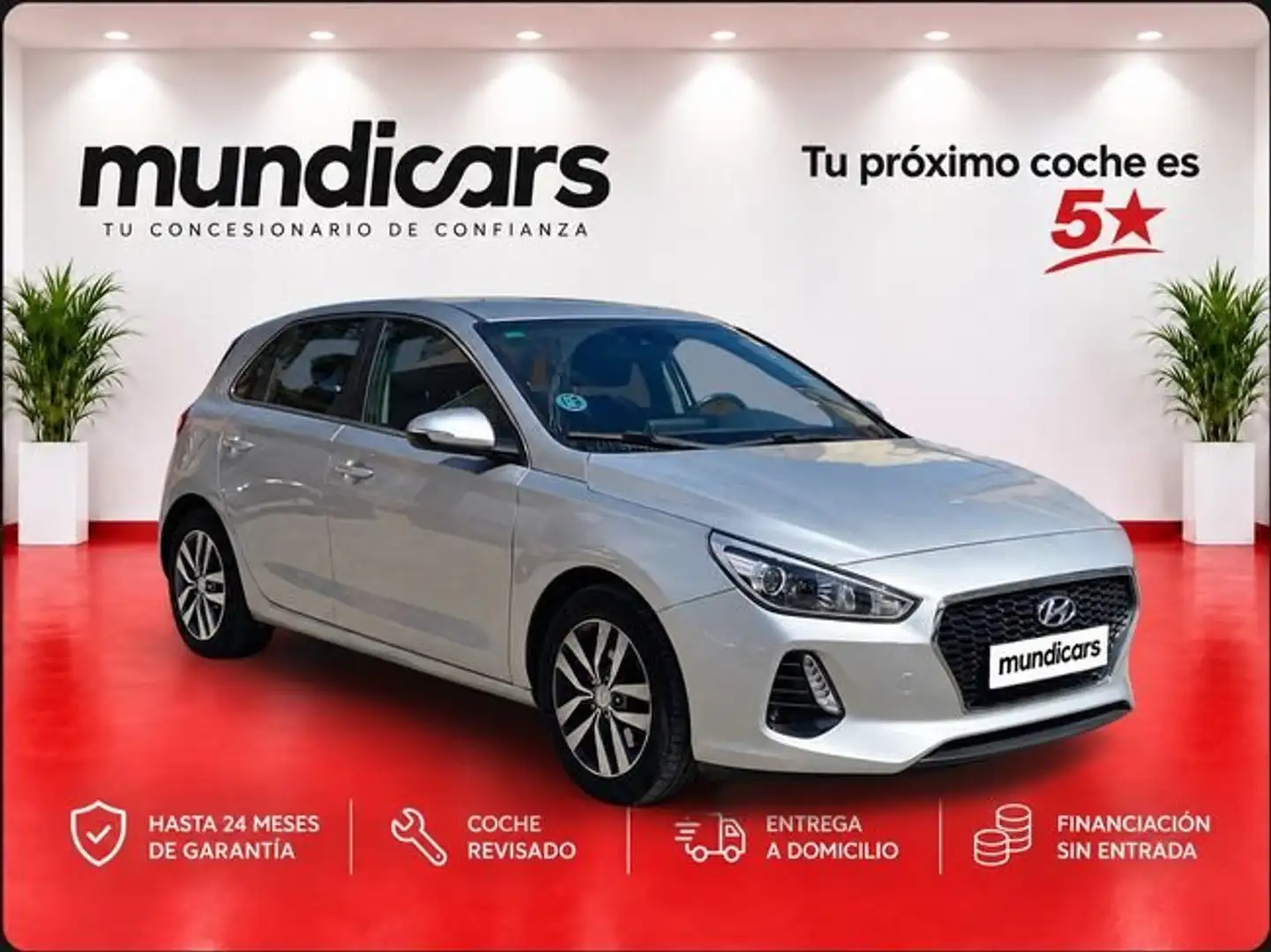 Hyundai i30 1.4 TGDI Style DT 140 Plateado - 1