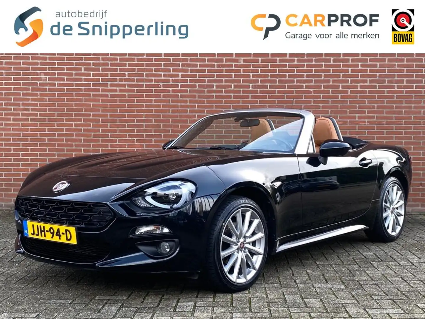 Fiat 124 Spider 1.4 M-AIR T LUSSO AUTOMAAT NAV CRUISE CAMERA PDC L Noir - 1