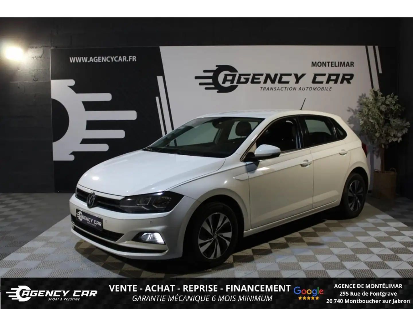 Volkswagen Polo 1.6 TDI 80ch Confortline Business Blanc - 1