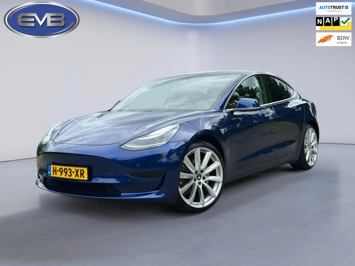 Tesla Model 3 Standard RWD Plus 60 kWh, 20 inch lmv, extra getin Bleu - 1