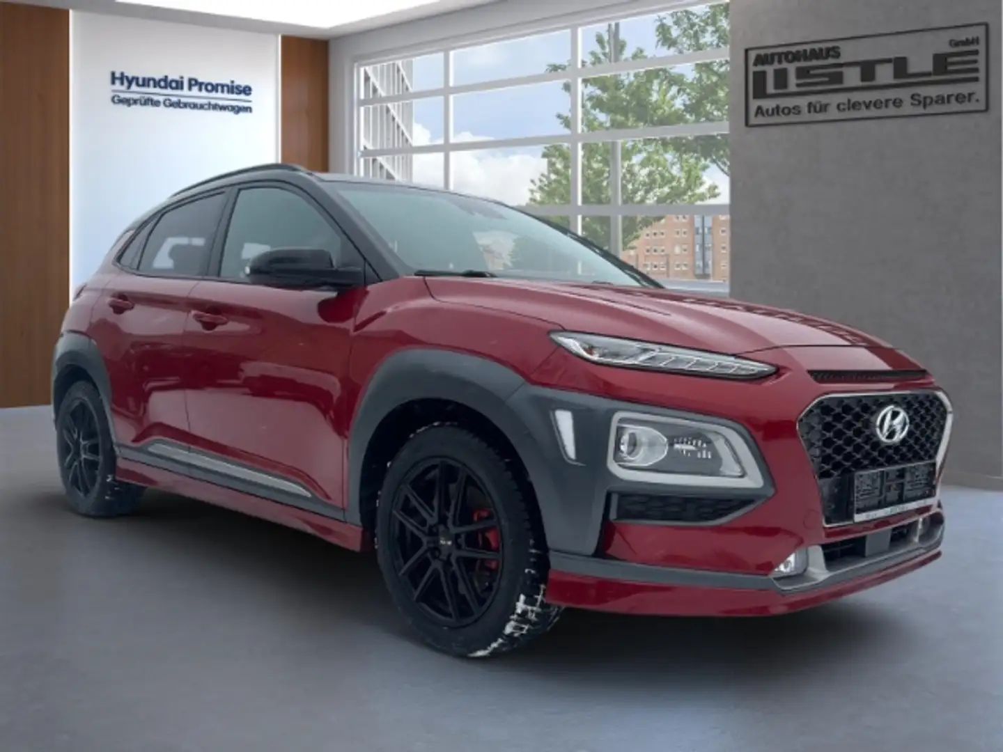 Hyundai KONA Unique Plus 4WD HUD Navi Klimasitze LED Apple CarP Rot - 2