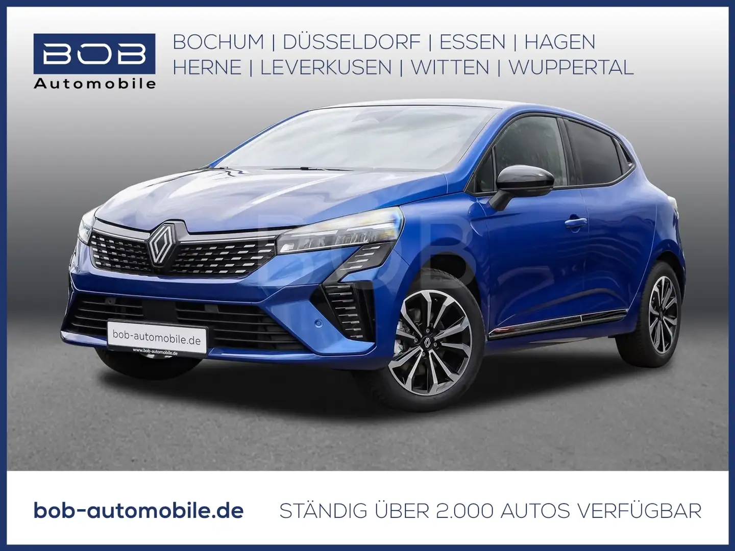 Renault Clio Techno E-Tech Full Hybrid 145 NAVI SHZ PDC Bleu - 1