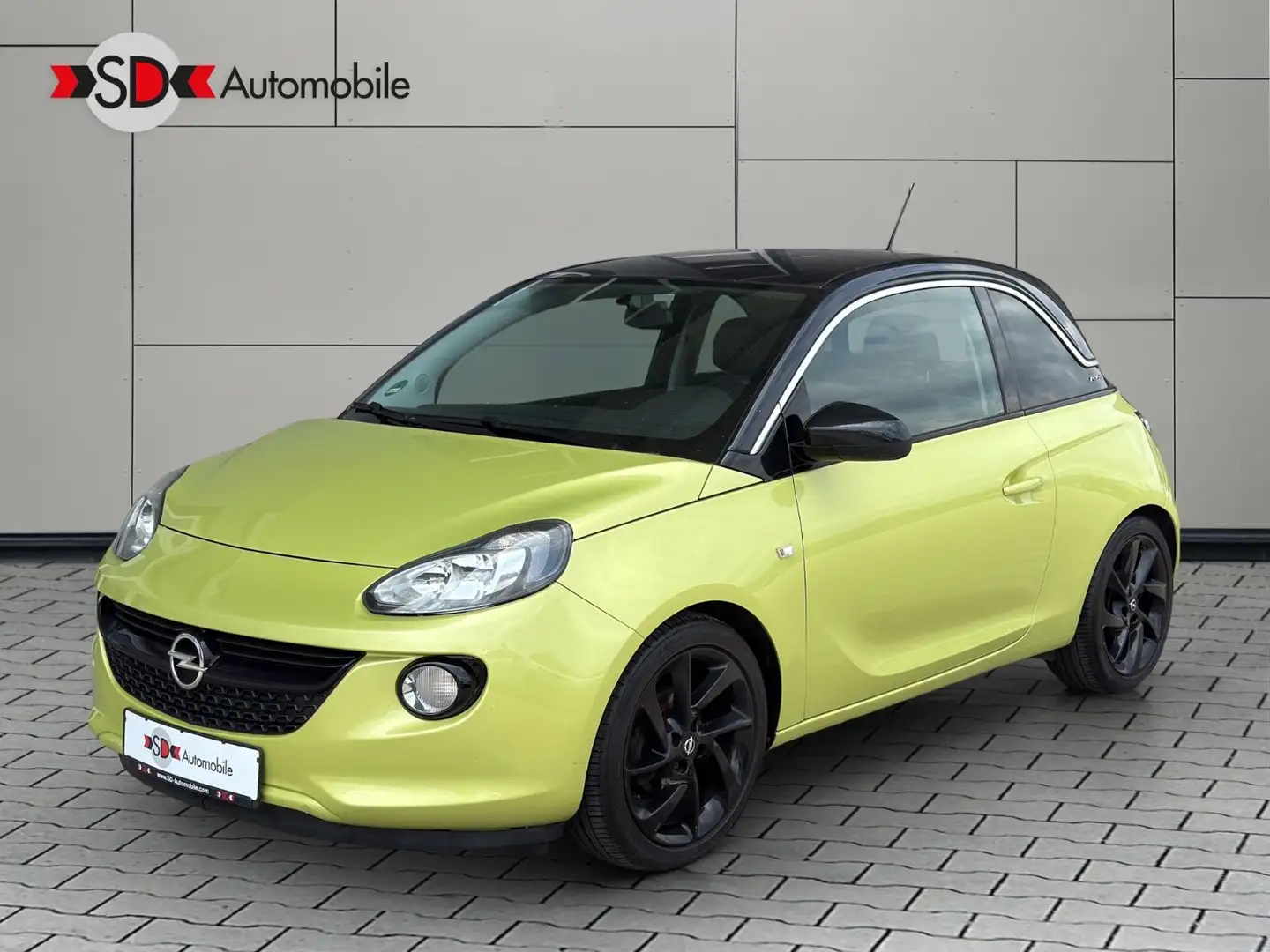 Opel Adam 1.4 Slam Black-Pake Teilleder ALU Klimaauto Vert - 1