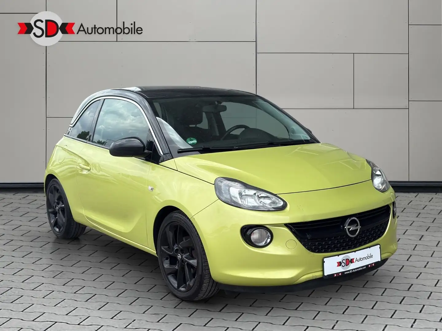 Opel Adam 1.4 Slam Black-Pake Teilleder ALU Klimaauto Vert - 2