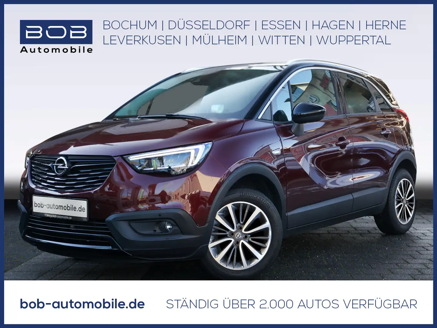 Opel Crossland X 1.2 Turbo Ultimate Navi+SHZ+AppleCarPlay+8-fach Brown - 1