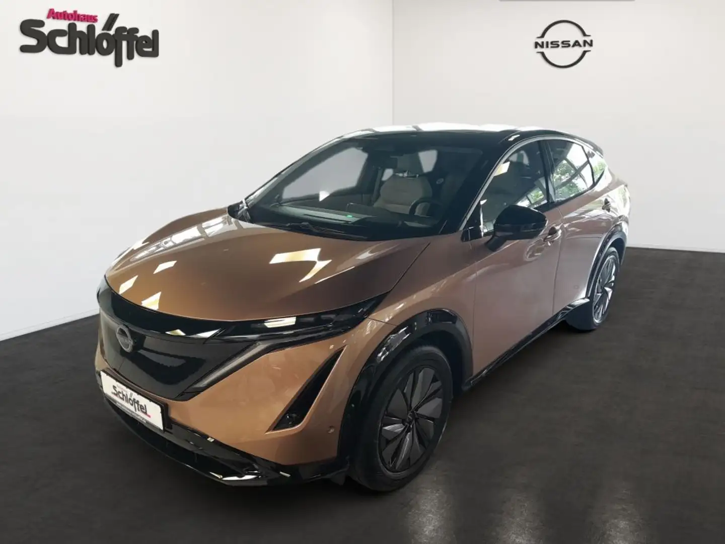 Nissan Ariya 87 kWh Evolve Pack Brun - 1