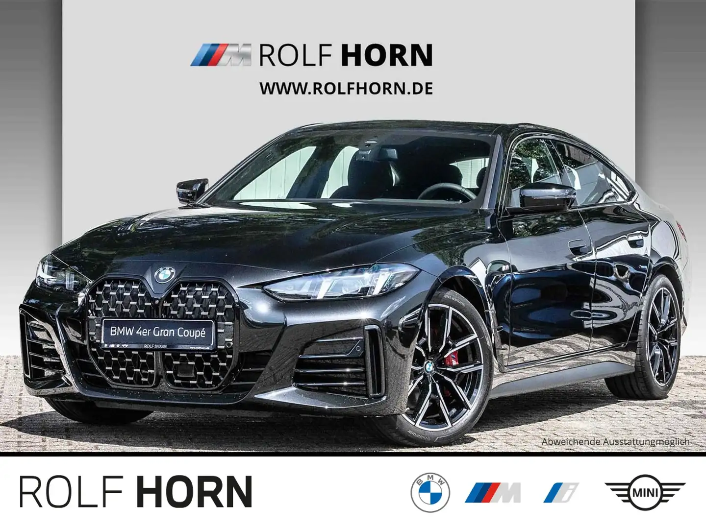 BMW 430 d xDrive Gran Coupe M Sport HUD Har/Kar 360 Schwarz - 1