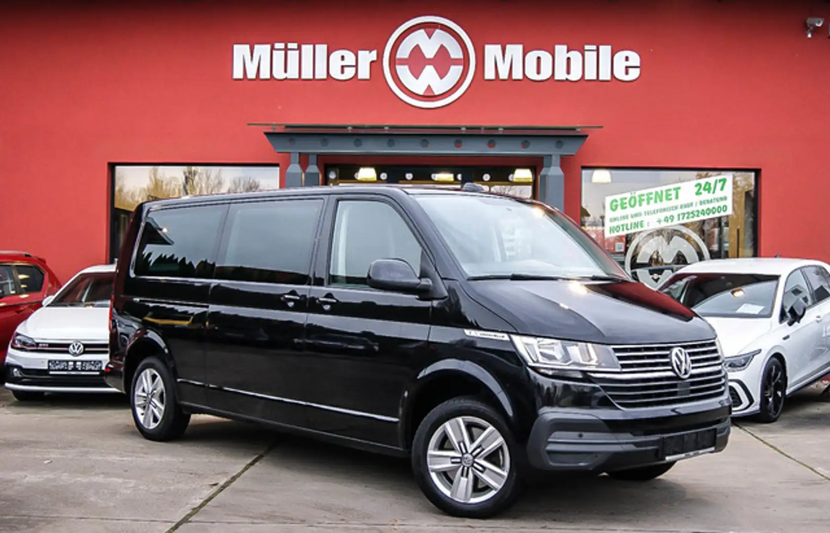 Volkswagen T6.1 Caravelle lang 20TDI DSG 8-Sitze NAVI SIHZG Negro - 1