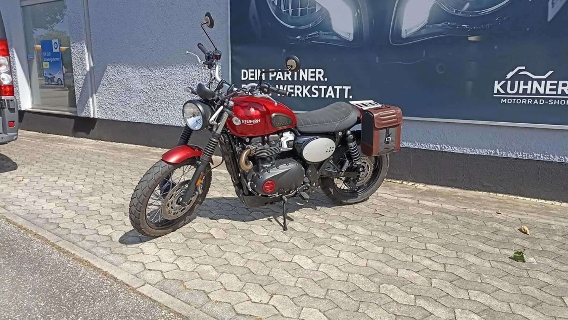 Triumph Scrambler 900 1. Hand/schönes Zubehör Rouge - 2