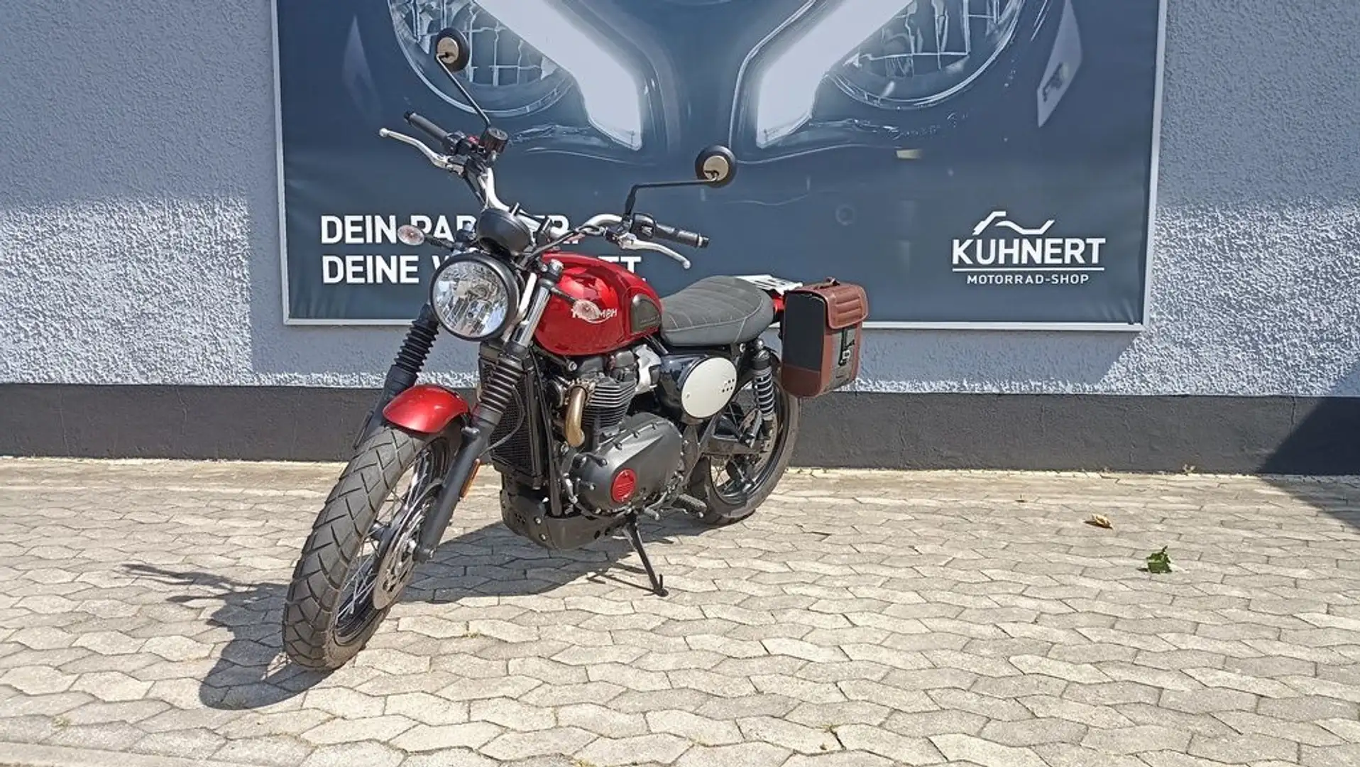 Triumph Scrambler 900 1. Hand/schönes Zubehör Rouge - 1